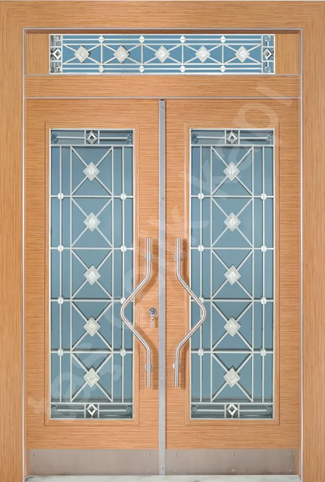 Villa entrance door, composite