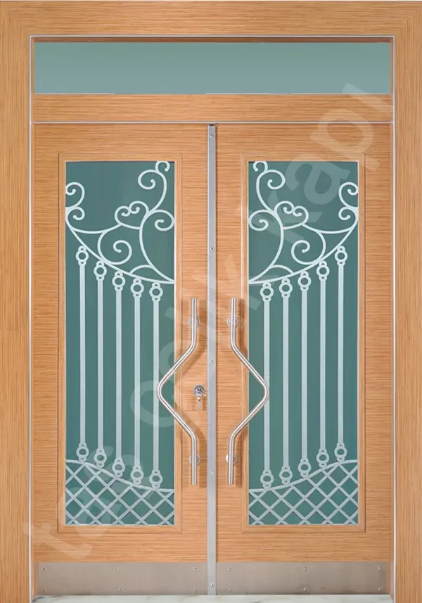 Villa entrance door, composite