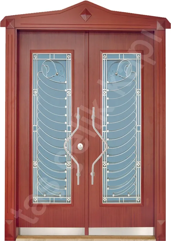 Villa entrance door, composite
