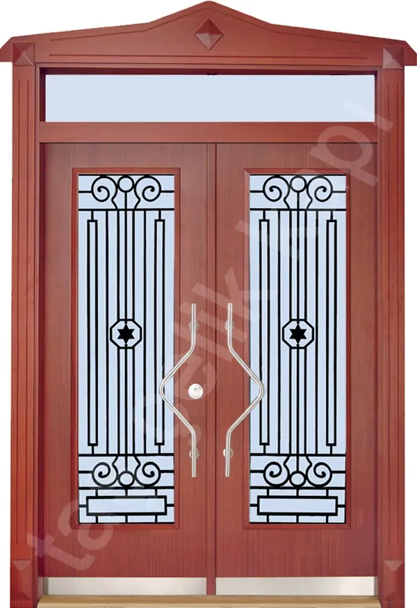 Villa entrance door, composite