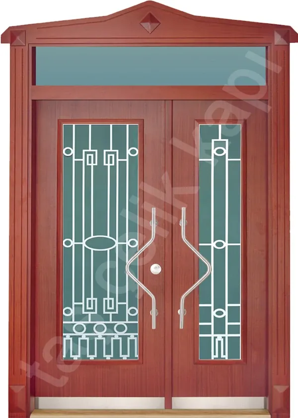 Villa entrance door, composite