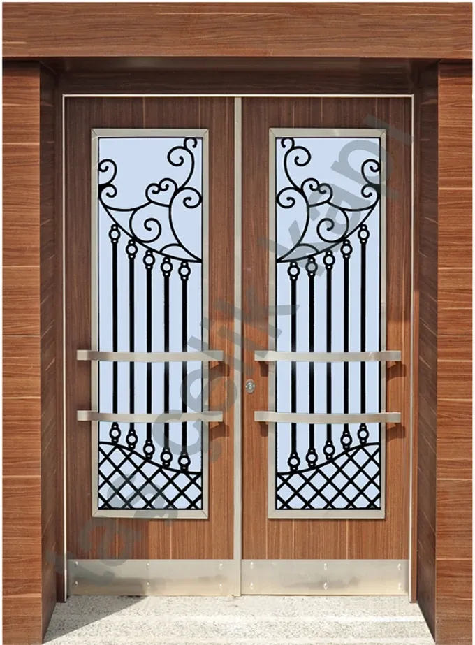 Villa entrance door, composite