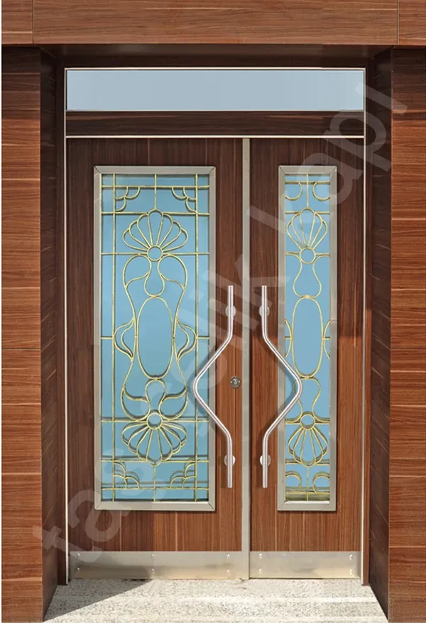Villa entrance door, composite