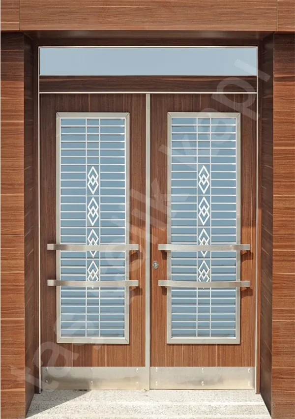 Villa entrance door, composite