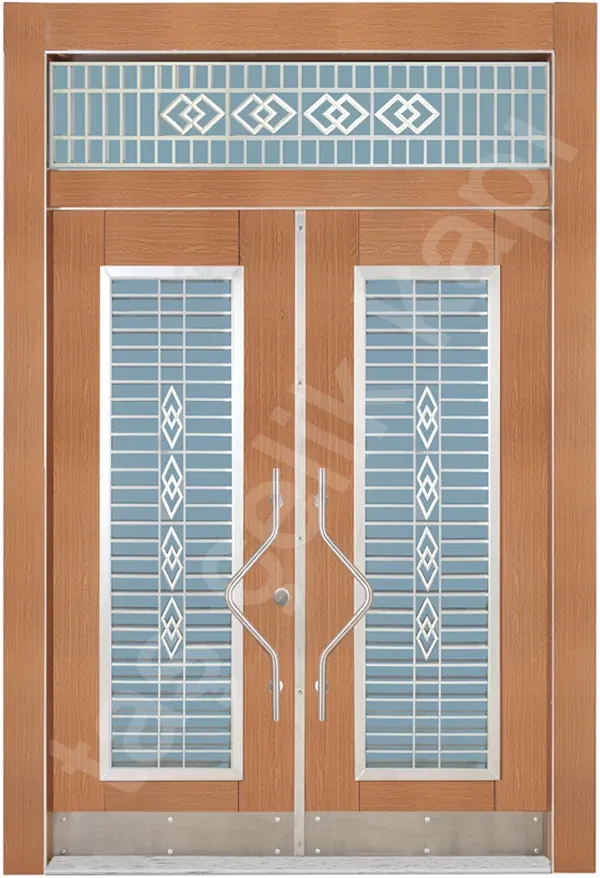 Villa entrance door, composite
