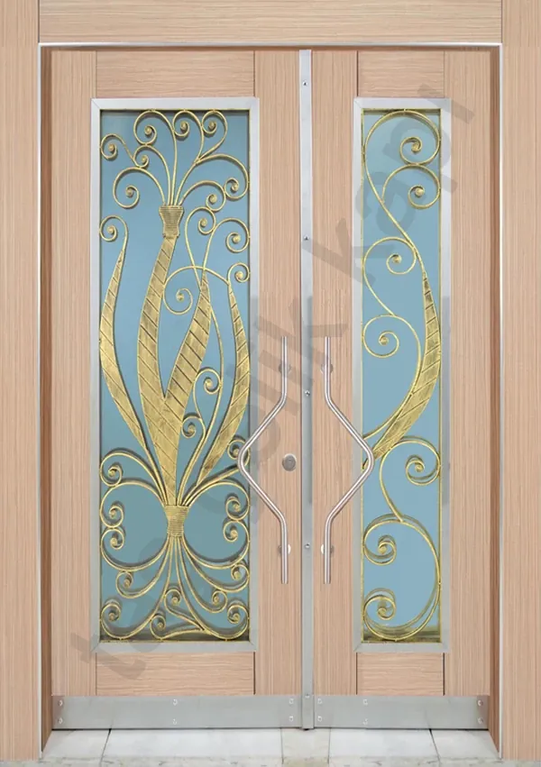 Villa entrance door, composite