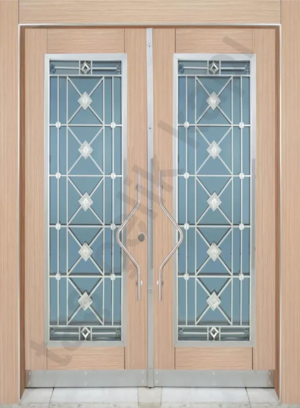 Villa entrance door, composite