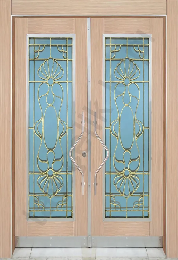 Villa entrance door, composite