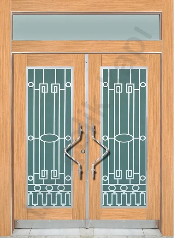 Villa entrance door, composite
