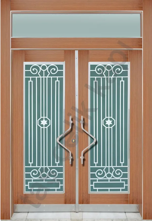 Villa entrance door, composite
