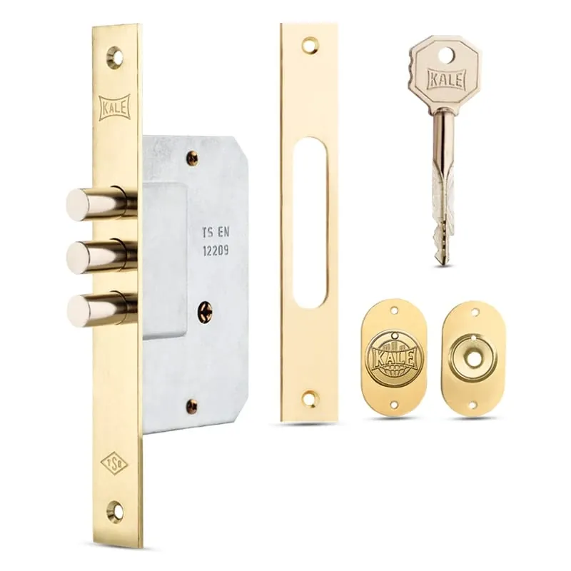 Kale Safety Mortise Lock With Cross Key Type Cylinder 189 3MF