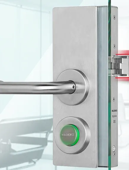 eLock glass door lock G1E