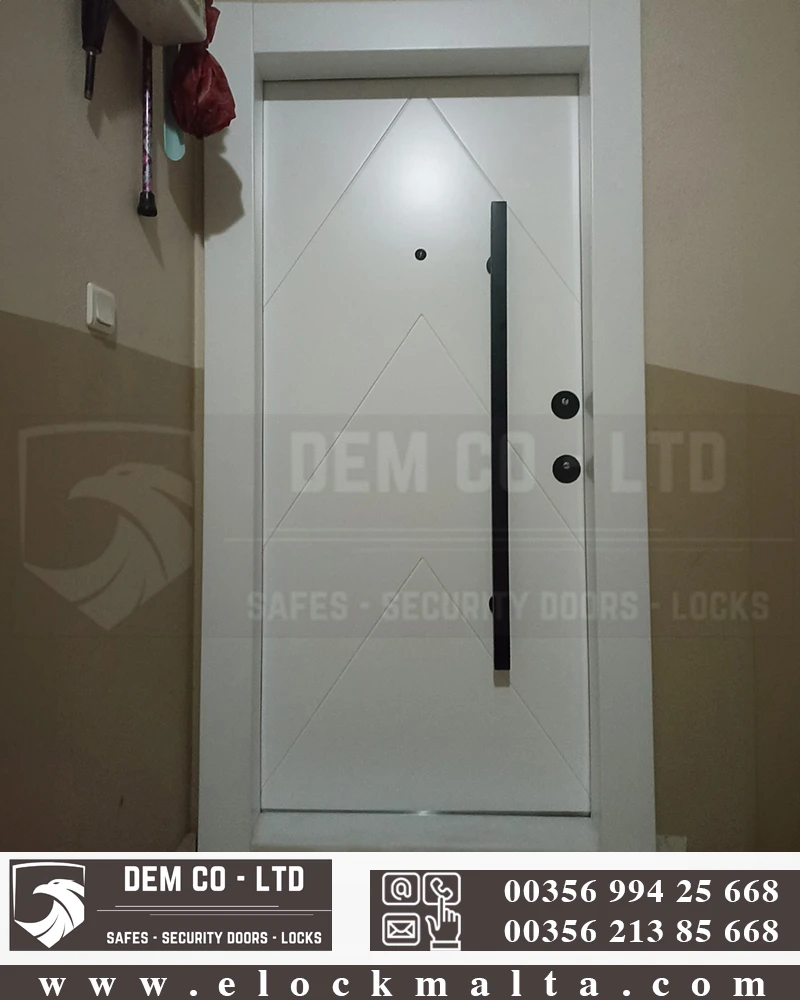 white-steel-door